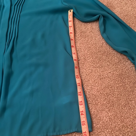 Turquoise Banana Republic button down shirt size XS - Picture 6 of 7
